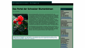 What Blumenboersen.ch website looked like in 2020 (3 years ago)