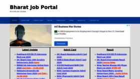 What Bharatjobportal.com website looked like in 2020 (3 years ago)
