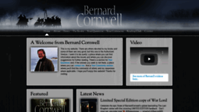What Bernardcornwell.net website looked like in 2020 (3 years ago)