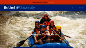 What Betheluniversity.edu website looked like in 2020 (3 years ago)