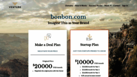 What Bonbon.com website looked like in 2020 (3 years ago)
