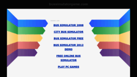 What Bussimulatorgame.com website looked like in 2020 (3 years ago)