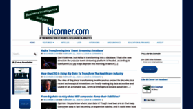 What Bicorner.com website looked like in 2020 (3 years ago)