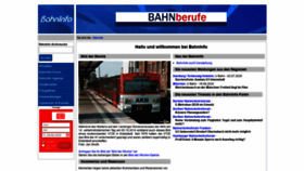 What Bahninfo.de website looked like in 2020 (3 years ago)