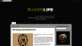 What Bakedlife.com website looked like in 2020 (3 years ago)