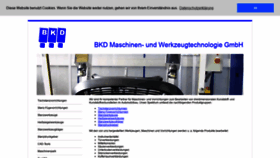 What Bkd-gmbh.de website looked like in 2020 (3 years ago)