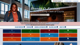 What Browardclerk.org website looked like in 2020 (3 years ago)