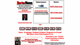 What Barternews.com website looked like in 2020 (3 years ago)