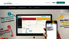 What Birthink.io website looked like in 2020 (3 years ago)