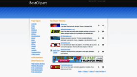 What Bestclipart.com website looked like in 2020 (3 years ago)