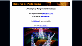 What Bible-codes.org website looked like in 2020 (3 years ago)