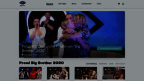 What Bigbrother.de website looked like in 2020 (3 years ago)