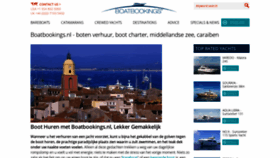 What Boatbookings.nl website looked like in 2020 (3 years ago)