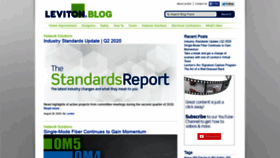 What Blog.leviton.com website looked like in 2020 (3 years ago)