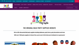 What Bulkpartysupplies.com website looked like in 2020 (3 years ago)