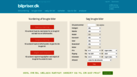 What Bilpriser.dk website looked like in 2020 (3 years ago)