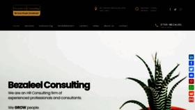 What Bezaleelconsultingrw.com website looked like in 2020 (3 years ago)