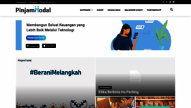What Blog.pinjammodal.id website looked like in 2020 (3 years ago)