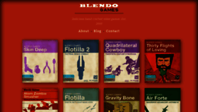 What Blendogames.com website looked like in 2020 (3 years ago)
