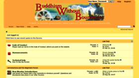 What Buddhismwithoutboundaries.com website looked like in 2020 (3 years ago)