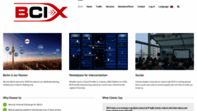 What Bcix.de website looked like in 2020 (3 years ago)