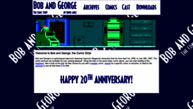 What Bobandgeorge.com website looked like in 2020 (3 years ago)