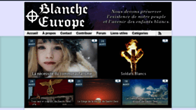 What Blancheurope.com website looked like in 2020 (3 years ago)