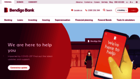 What Bendigobank.com.au website looked like in 2020 (3 years ago)