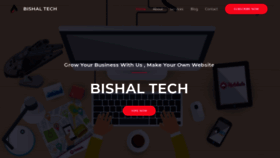 What Bishaltech.com website looked like in 2020 (3 years ago)