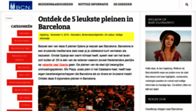 What Barcelonainfo.nl website looked like in 2020 (3 years ago)