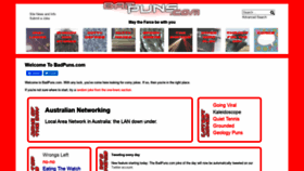 What Badpuns.com website looked like in 2020 (3 years ago)