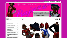 What Bajazzokarneval.de website looked like in 2020 (3 years ago)