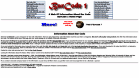 What Barcode1.org website looked like in 2020 (3 years ago)