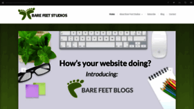 What Barefeetstudios.com website looked like in 2020 (4 years ago)
