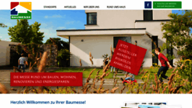 What Baumesse.de website looked like in 2020 (4 years ago)