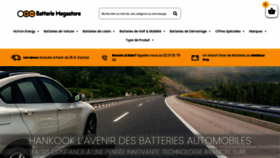 What Batteriemegastore.fr website looked like in 2020 (3 years ago)