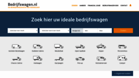 What Bedrijfswagen.nl website looked like in 2020 (3 years ago)