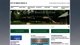 What Beechgrove.com website looked like in 2020 (3 years ago)