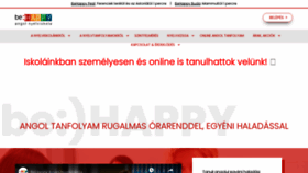 What Behappynyelviskola.hu website looked like in 2020 (3 years ago)