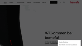 What Bemefa.com website looked like in 2020 (3 years ago)