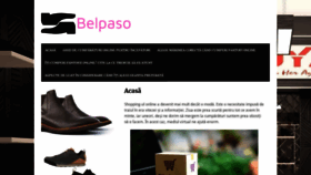 What Belpaso.ro website looked like in 2020 (3 years ago)