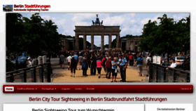 What Berlin-stadtfuehrung.de website looked like in 2020 (6 years ago)