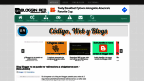 What Blogginred.com website looked like in 2020 (3 years ago)