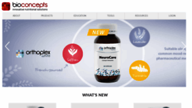 What Bioconcepts.com.au website looked like in 2020 (3 years ago)