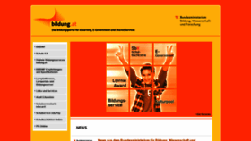 What Bildung.at website looked like in 2020 (3 years ago)