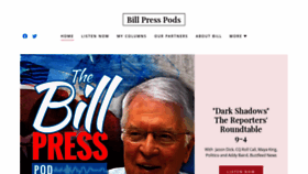 What Billpressshow.com website looked like in 2020 (3 years ago)