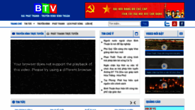 What Binhthuantv.vn website looked like in 2020 (3 years ago)