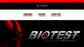 What Biotest.co.uk website looked like in 2020 (3 years ago)