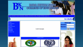 What Bknedu.org website looked like in 2020 (3 years ago)