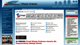 What Bip.krakow.pl website looked like in 2020 (3 years ago)